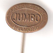 Jumbo aanhangwagens Helmond metalen speld, Verzenden, Zo goed als nieuw, Overige onderwerpen