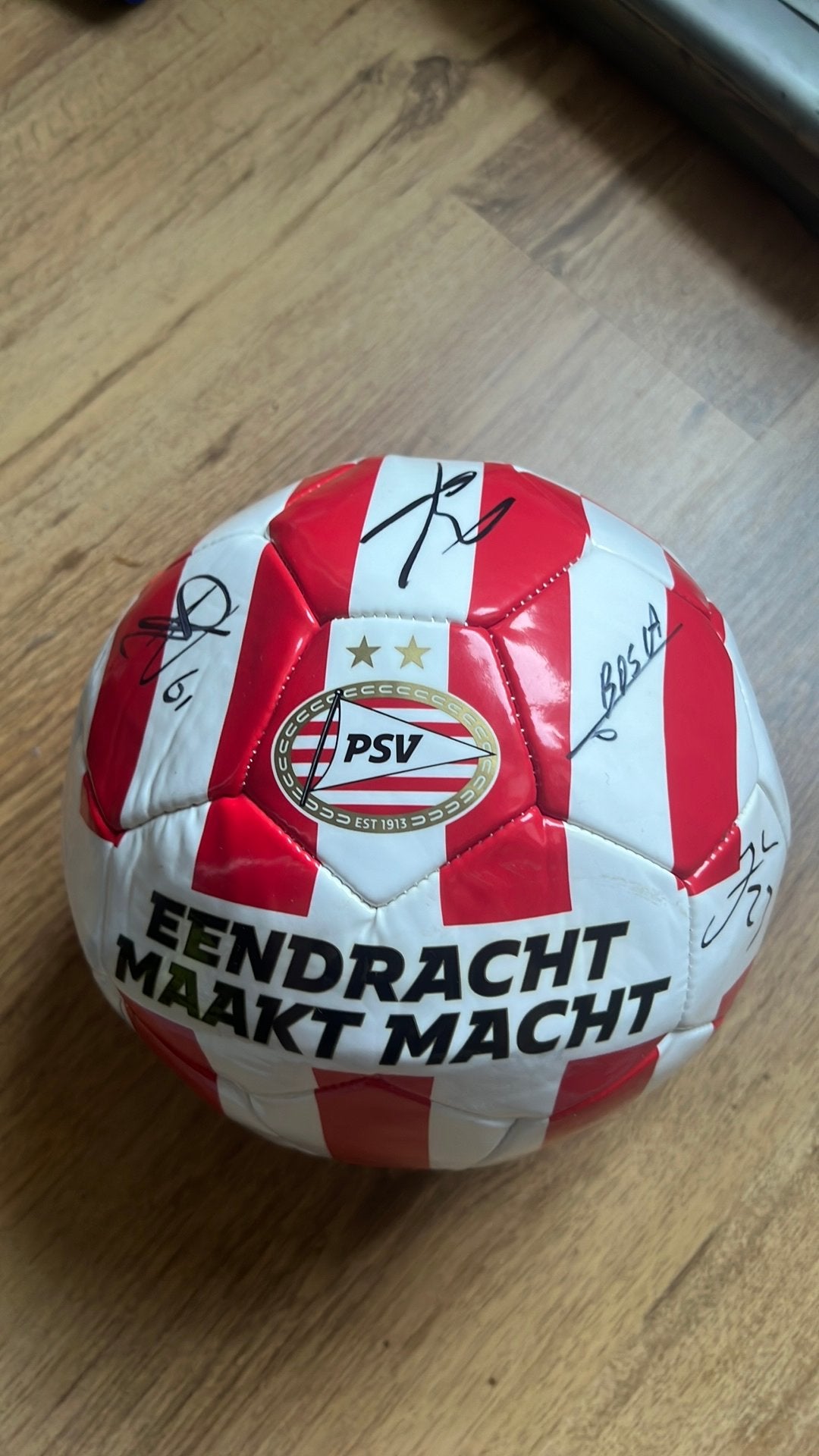Gesigneerde PSV bal, Ophalen of Verzenden, Zo goed als nieuw, Bal