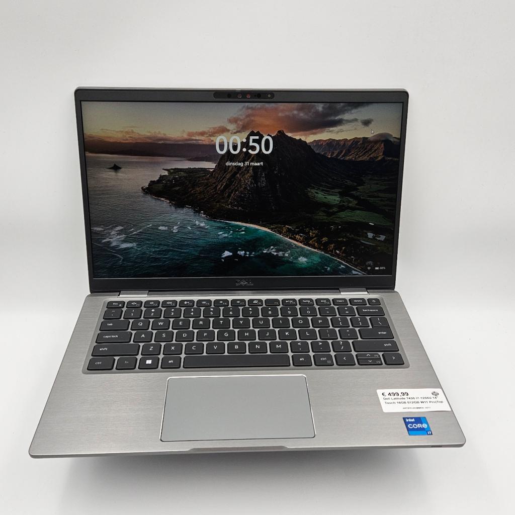 Dell Latitude 7430 i7-1255U 14" Touch 16GB 512GB W11 Pro|Top, Computers en Software, Windows Laptops, Dell, Zo goed als nieuw