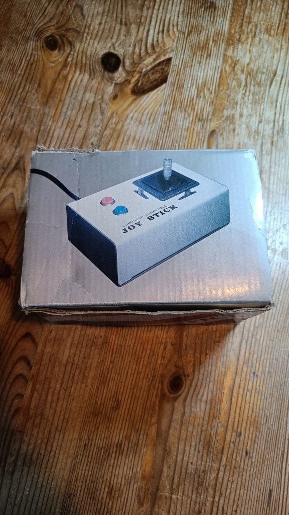 Heavy Metal Arcade Joystick In Doos (C64/Amiga/Atari/MSX), Computers en Software, Ophalen of Verzenden, Gebruikt