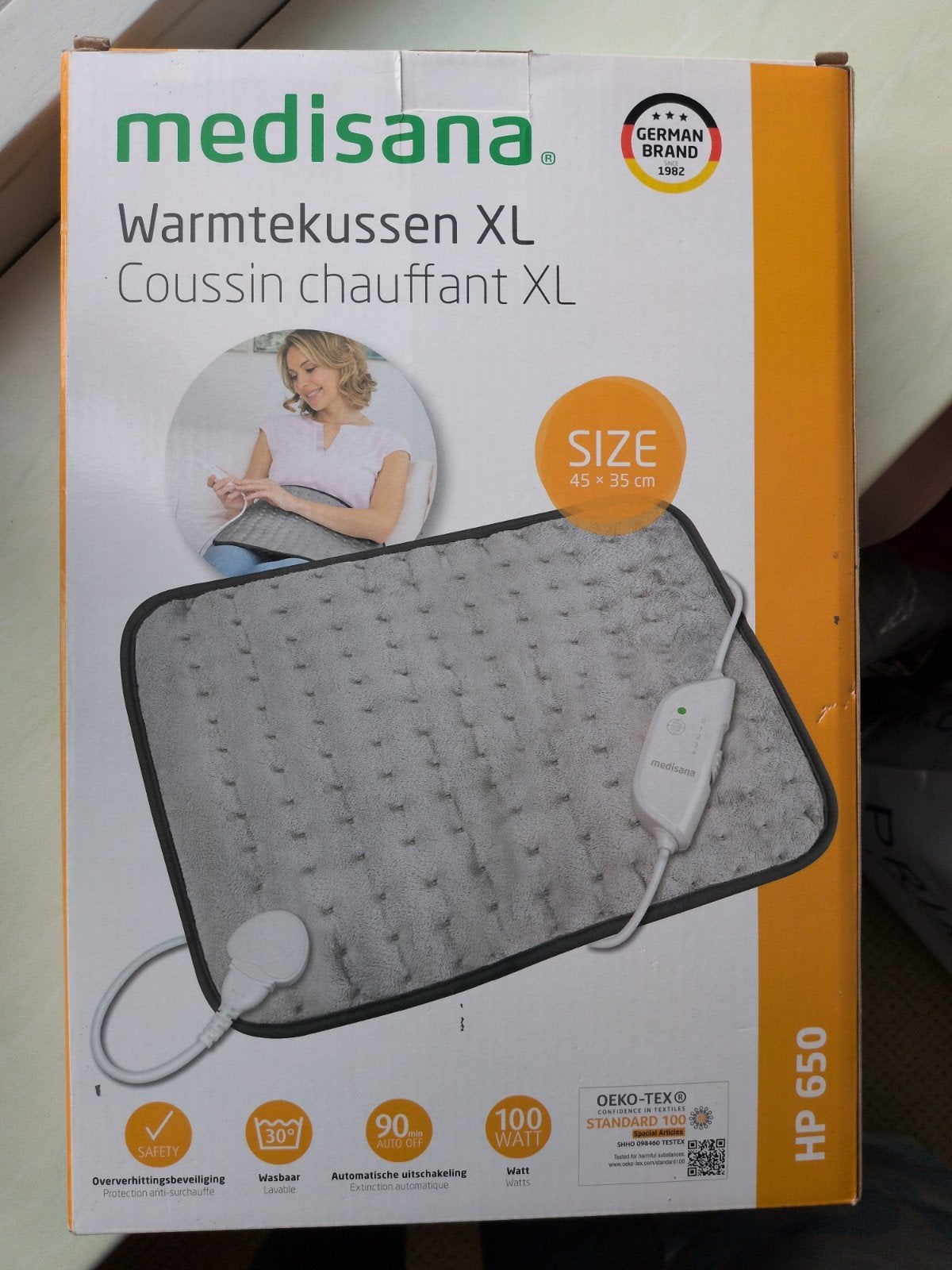 Medisana Warmtekussen XL HP 650 - Comfortabele Warmte, Ophalen of Verzenden, Nieuw
