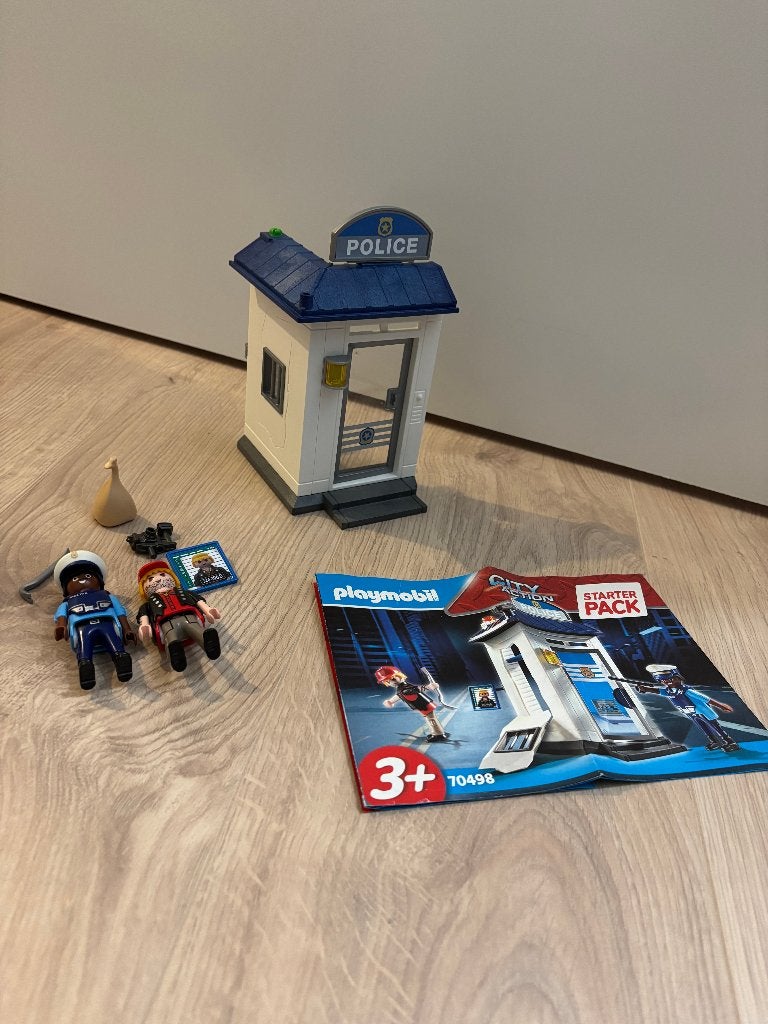 playmobil city action starterspack politie 70498, Gebouw, Complete set, Ophalen of Verzenden, Zo goed als nieuw