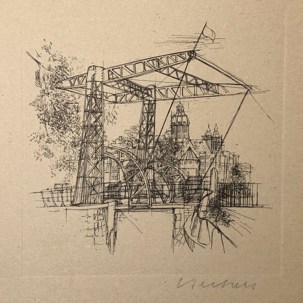 Mooie kunst v/h Grafiekkabinet Heinz-Ludwig Beckers, Antiek en Kunst, Kunst | Etsen en Gravures, Verzenden