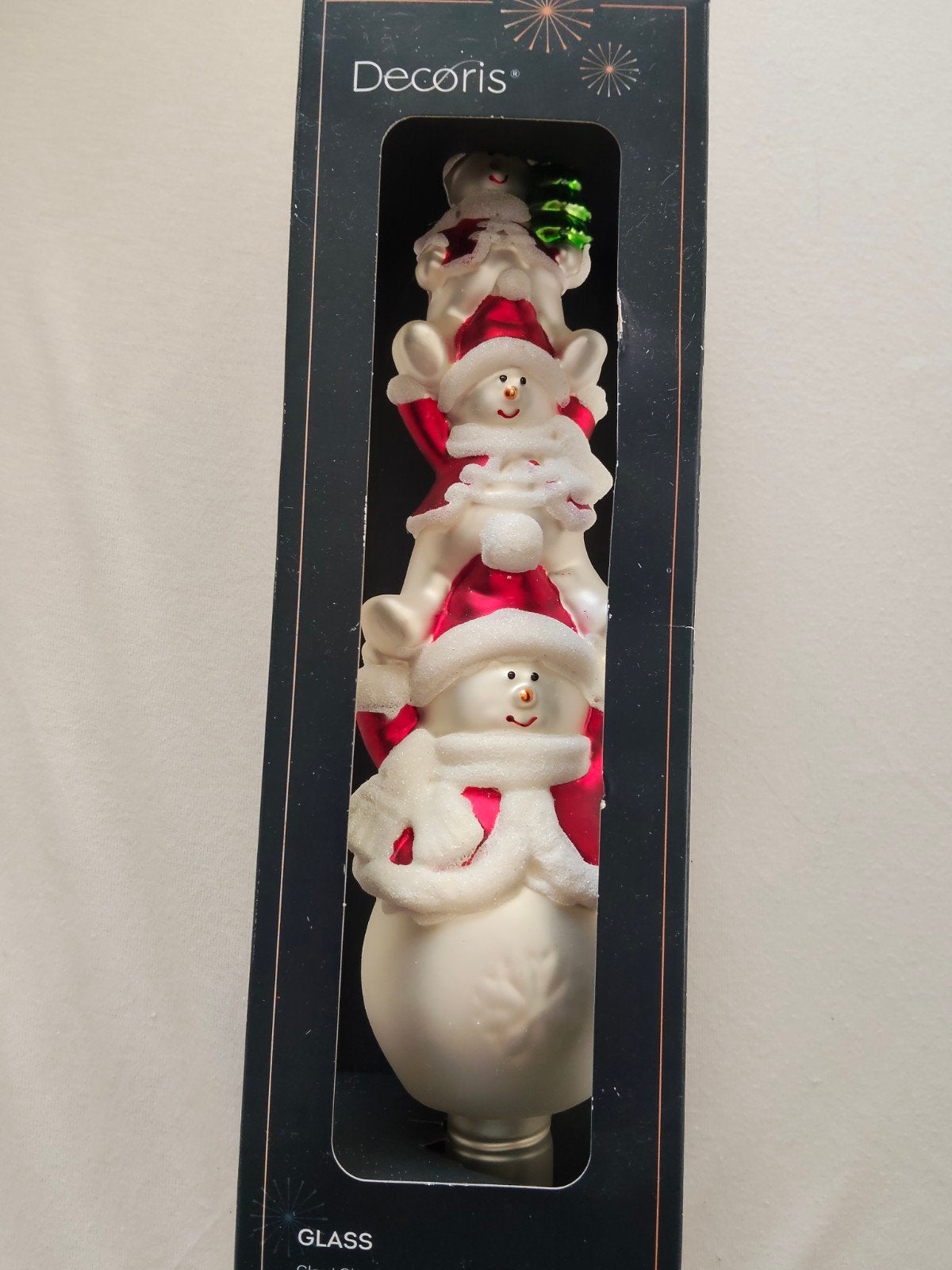 Decoris sneeuwmannen piek, Ophalen of Verzenden, Zo goed als nieuw
