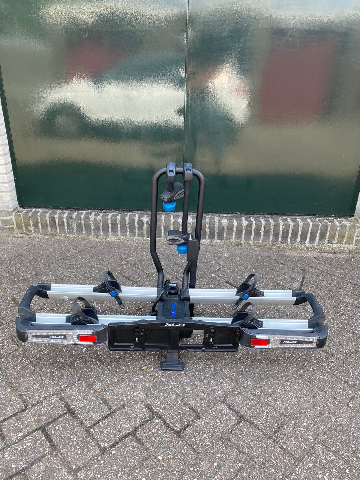 Xlc azura led xtra fietsendrager e-bikes inklapbaar, Ophalen of Verzenden, Zo goed als nieuw, Trekhaakdrager