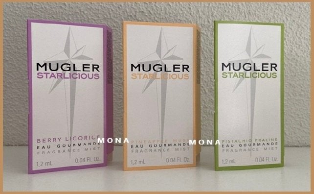 Mugler Starlicious set 3 parfum samples proefjes testers, Verzenden, Nieuw