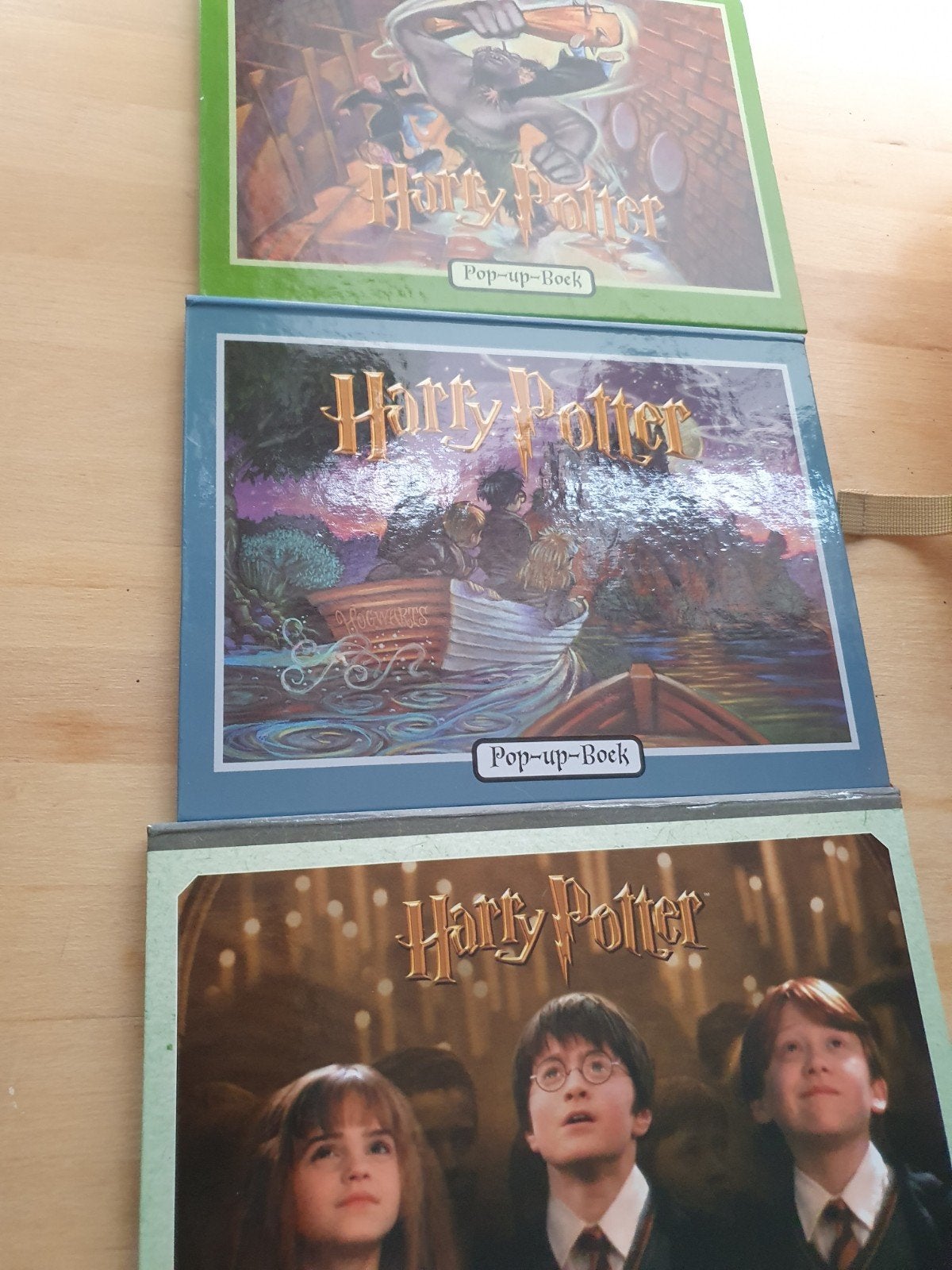 3 Harry Potter Pop-up Boeken - Zeldzame Collectie, Ophalen of Verzenden, Zo goed als nieuw, Boek of Poster
