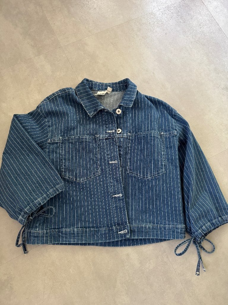 Ichi Spijkerjasje, Maat 38/40 (M), Blauw, Ophalen of Verzenden, Zo goed als nieuw