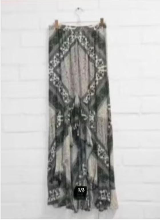 BA&SH - Prachtige rok maat 1/S - Nieuw €190 - BASH, Kleding | Dames, Rokken, Nieuw, Maat 36 (S), Groen, Onder de knie, Ophalen of Verzenden