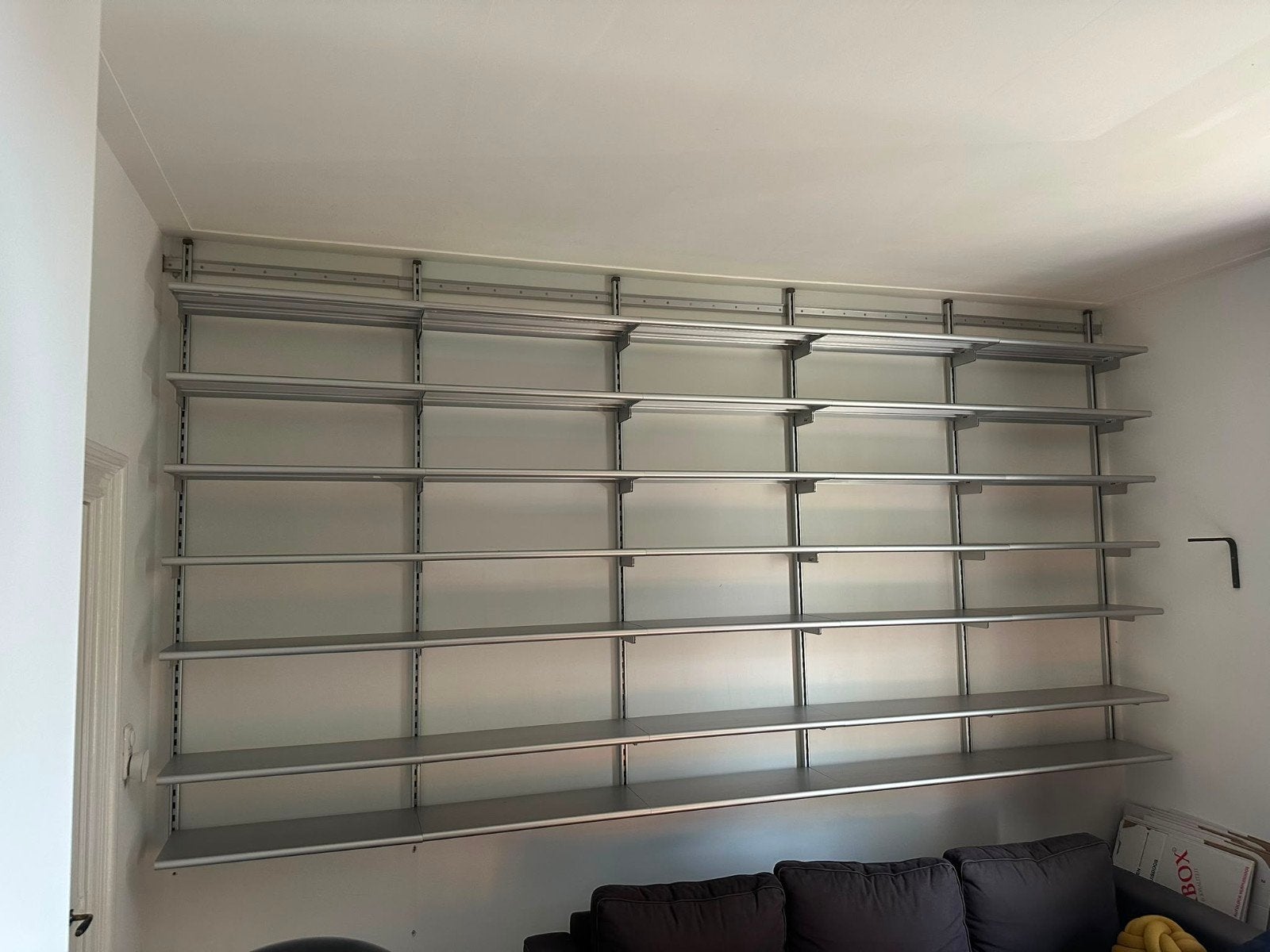 Zeldzaam Vintage IKEA DIRIGENT Aluminium Wandmeubel Element, Ophalen
