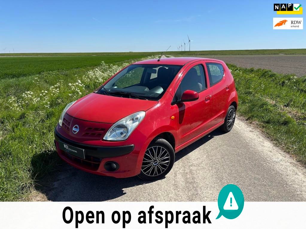 Nissan Pixo 1.0 | Nap | Nieuwe koppeling | Airco | onderhoud, Auto's, Nissan, Bedrijf, Te koop, Pixo, ABS, Airbags, Airconditioning