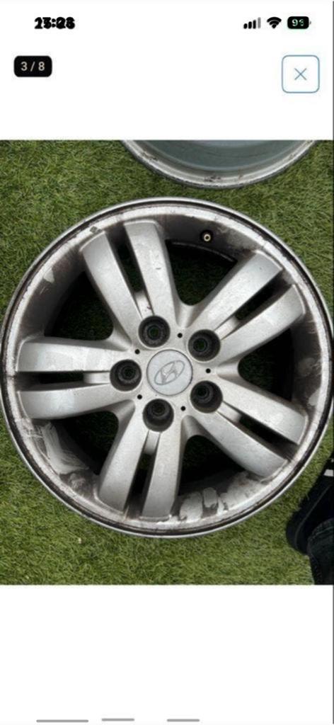 4 tucson velgen 2006, Auto diversen, Wieldoppen, Ophalen of Verzenden, Gebruikt