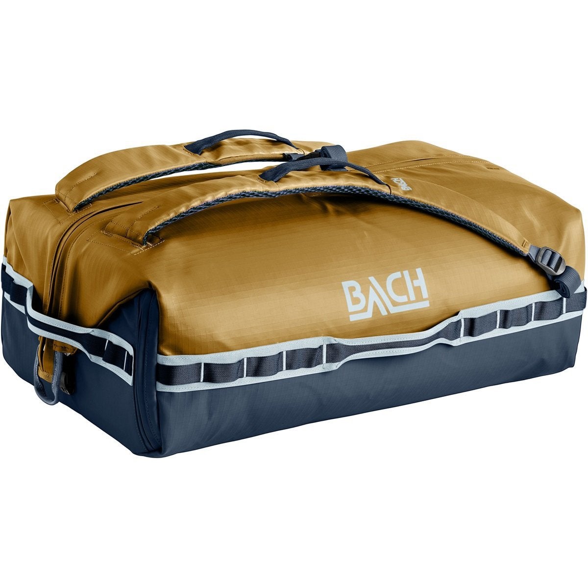 BACH DR. EXPEDITION DUFFEL 60 SIENNA BROWN / MIDNIGHT BLUE, 30 cm of meer, Blauw, Info@jefiwild.nl, 60 tot 80 cm