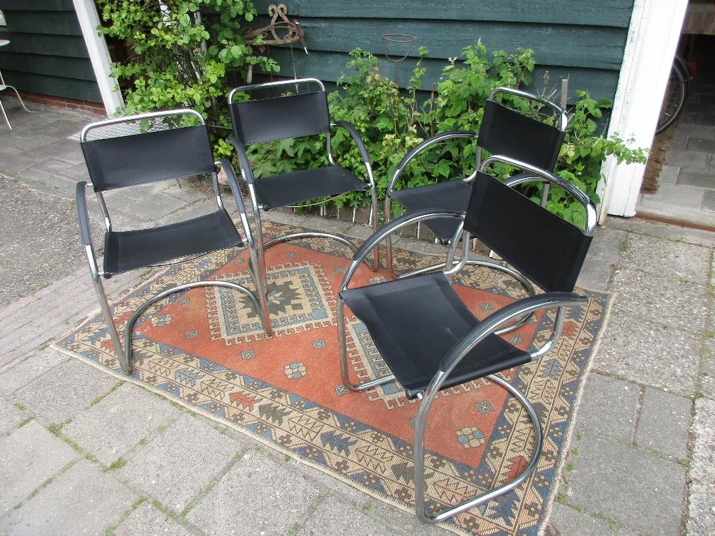 effezeta design, buistoelen , jaren 80, Ophalen, Zwart, Design, Zo goed als nieuw
