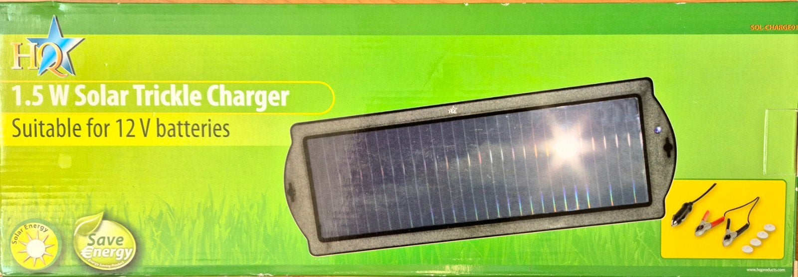 1.5W Zonne-druppellader voor 12V accu's, Ophalen of Verzenden, Nieuw, Universele onderdelen