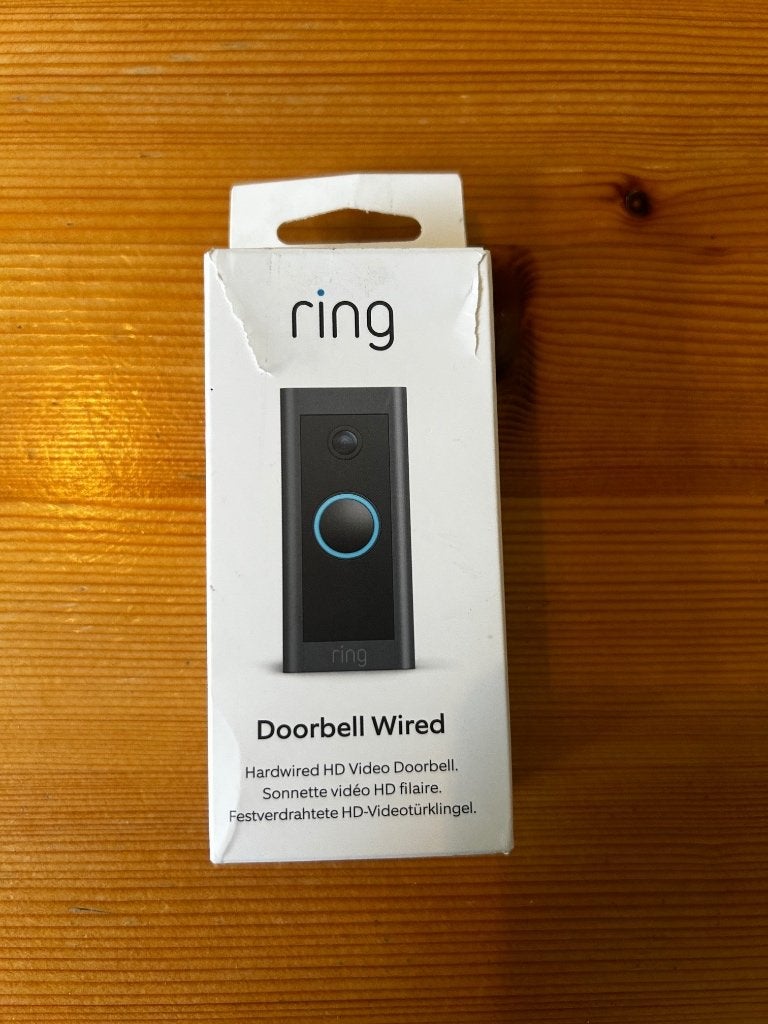 Ring doorbell wired, Ophalen of Verzenden, Ingebouwde camera, Nieuw, Bedraad