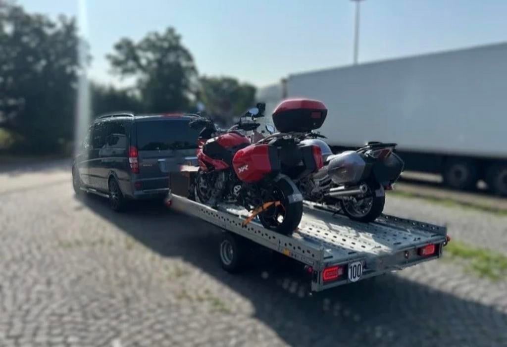 Te HUUR Motortrailer Stema voor 3 motoren, Ophalen, Gebruikt