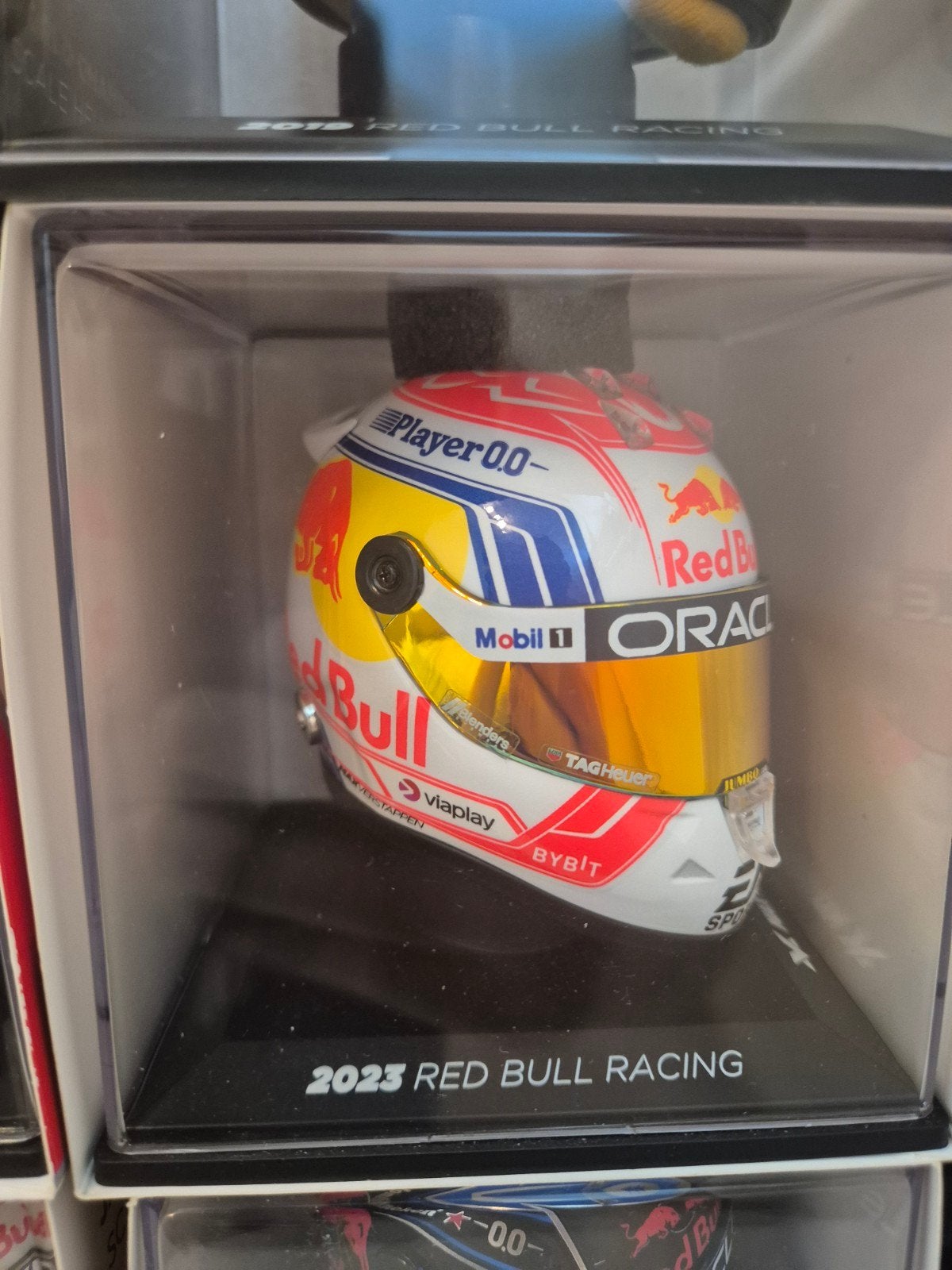 MAX VERSTAPPEN 1:4 SEIZOENSHELM 2023 REDBULL F1, Ophalen, Nieuw, Formule 1