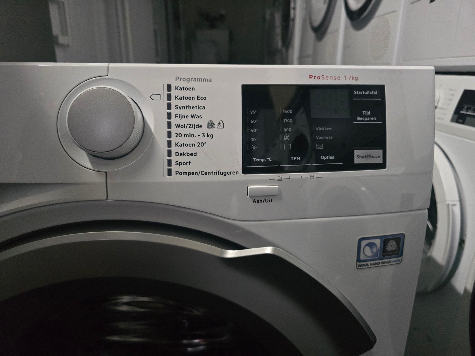 Keurige kwalitatieve AEG 6000-serie wasmachine! 7KG! Garant!, Witgoed en Apparatuur, Ophalen of Verzenden, Aeg, Kort programma