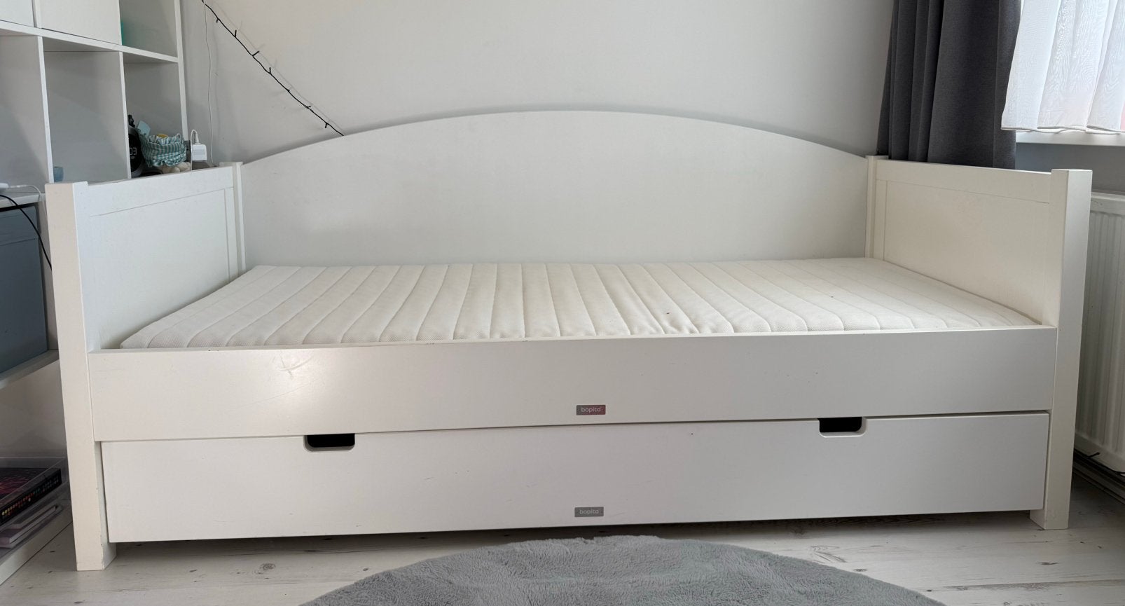 Bopita 1-persoonsbed 90x200 cm, 85 tot 100 cm, Gebruikt, 180 cm of meer, Ophalen