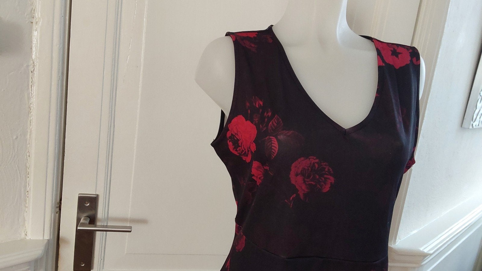 Melrose jurk maat 42 nieuw met rozenprint, Kleding | Dames, .., Meerkleurig, ., Maat 42/44 (L)