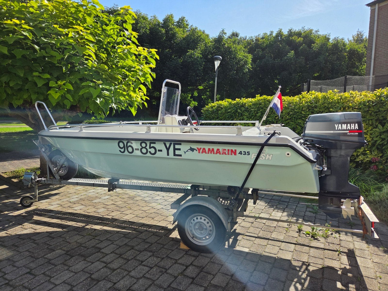 Yamarin 435 Big Fish consoleboot met 50 PK Yamaha 2T buitenb, Watersport en Boten, Consoleboot, Ophalen of Verzenden, Buitenboordmotor