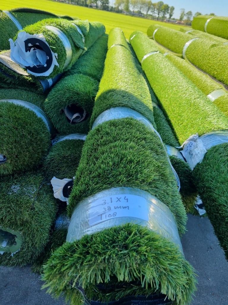 Kunstgras coupon 3.3 x 4 meter T108 40 mm, Ophalen, Nieuw, 10 tot 20 m²