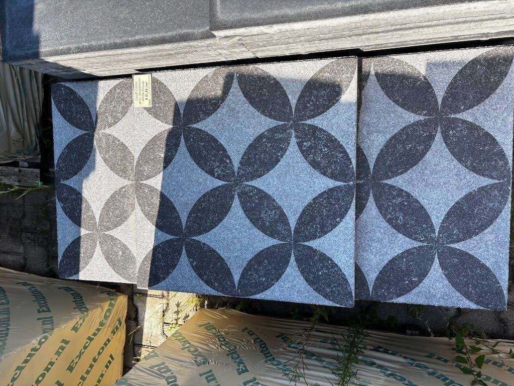 Geo Pro Arte Flower 60x60x4cm, Ophalen, Nieuw, 5 tot 10 m², Beton