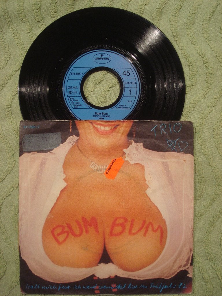 Trio 7" Vinyl Single: ‘Bum bum’ (Duitsland), Ophalen of Verzenden, Gebruikt, 7 inch, Pop
