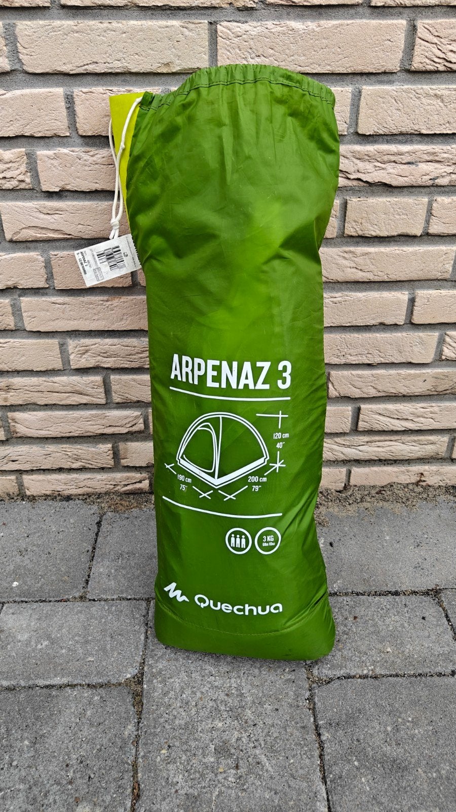 Quechua Arpenaz 3 tent - Slechts enkele keren gebruikt, Ophalen, Zo goed als nieuw, Tot en met 3