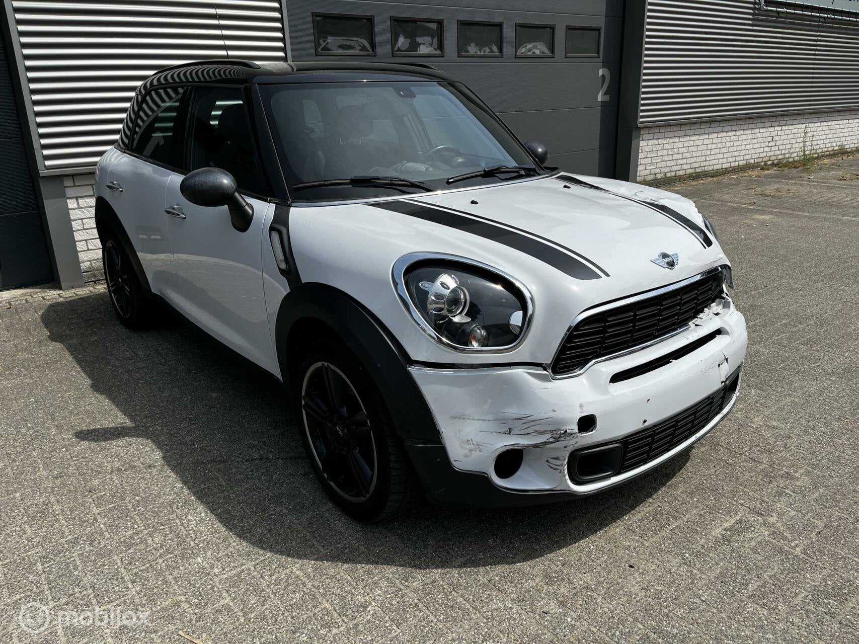 Mini Countryman 1.6 Cooper S, Auto's, Voorwielaandrijving, Gebruikt, Wit, Leder