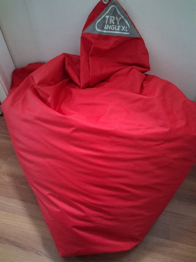 Zitzak, Ophalen, Zo goed als nieuw, Rood