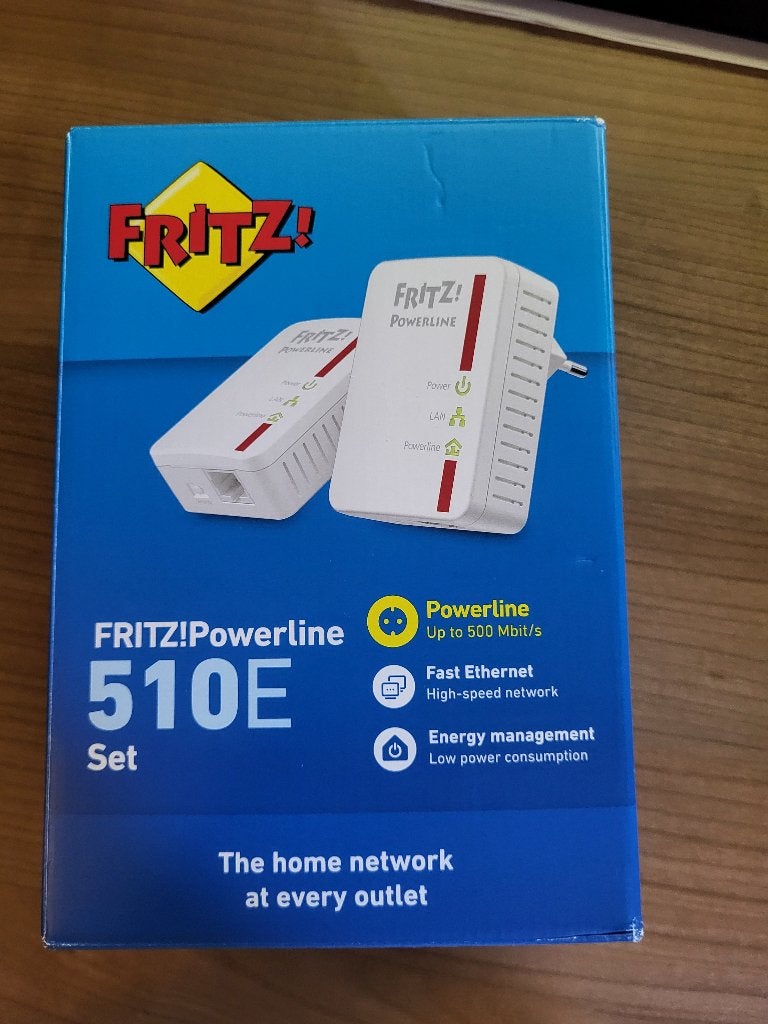 Fritz Powerline 510e set, Computers en Software, Powerlines, Ophalen of Verzenden, Zo goed als nieuw, Fritz!