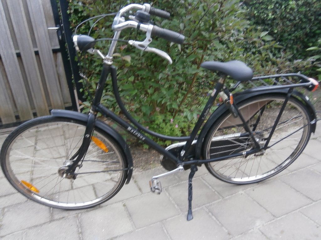 omafiets, Fietsen en Brommers, Fietsen | Dames | Omafietsen, Gebruikt, 53 tot 56 cm, Versnellingen, Trommelrem, Ophalen