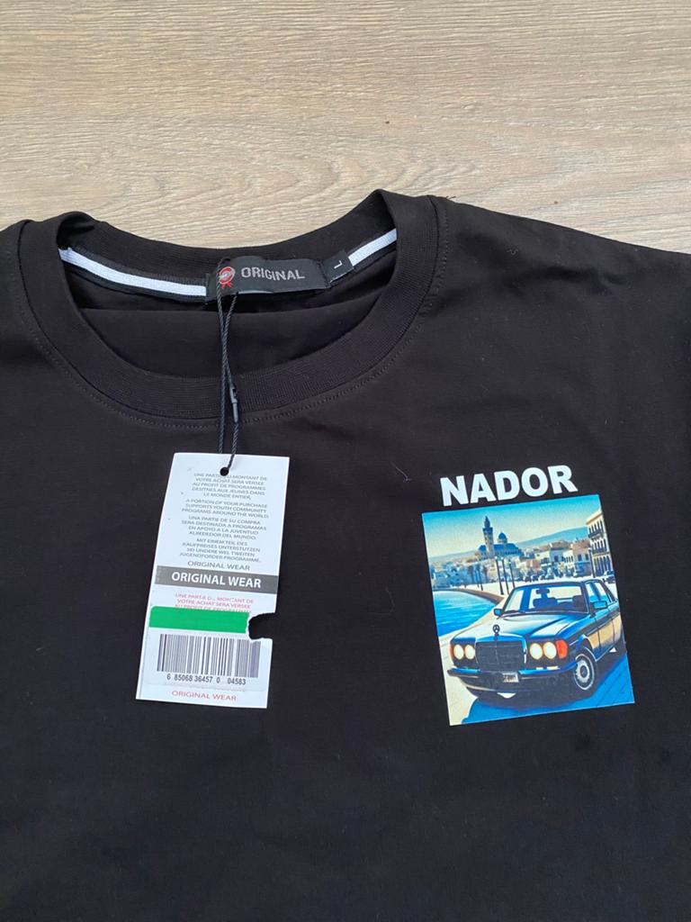 Marokko T-shirt maat L Nador, Ophalen of Verzenden, Nieuw, Maat 52/54 (L), Zwart