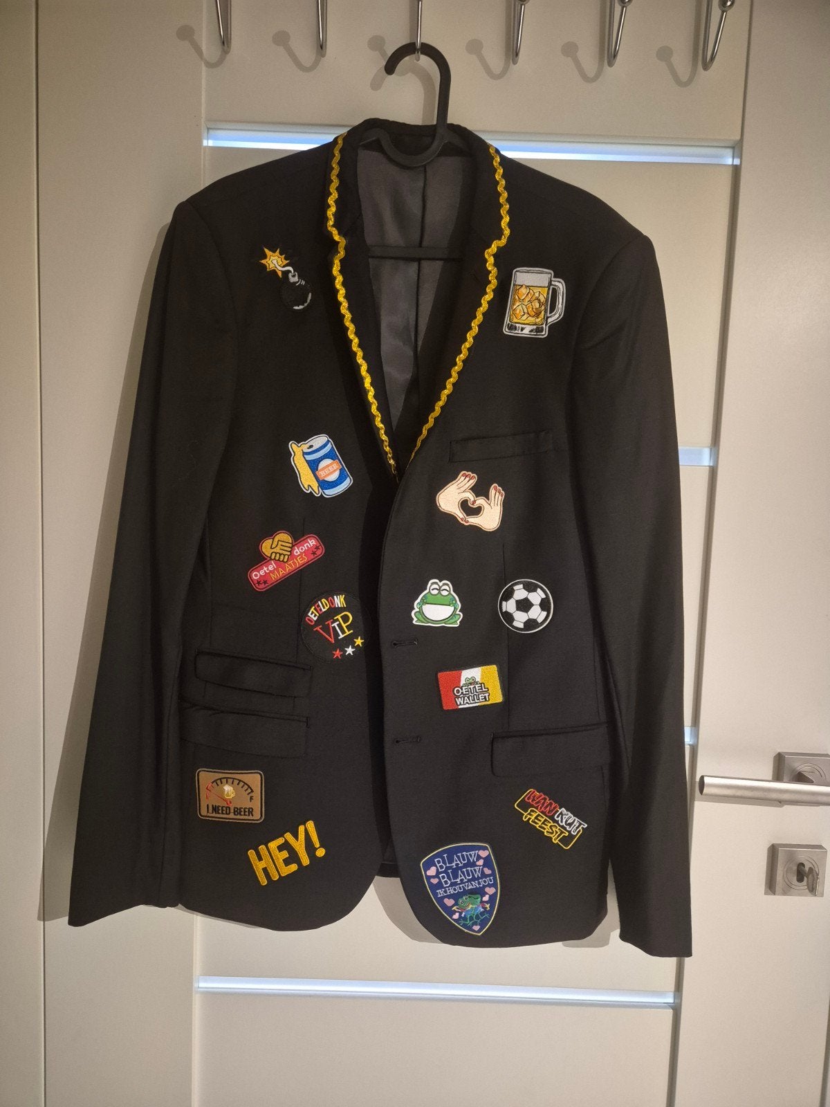 carnaval jas oeteldonk jasje S M L XL, Kleding | Heren, Ophalen of Verzenden, Nieuw