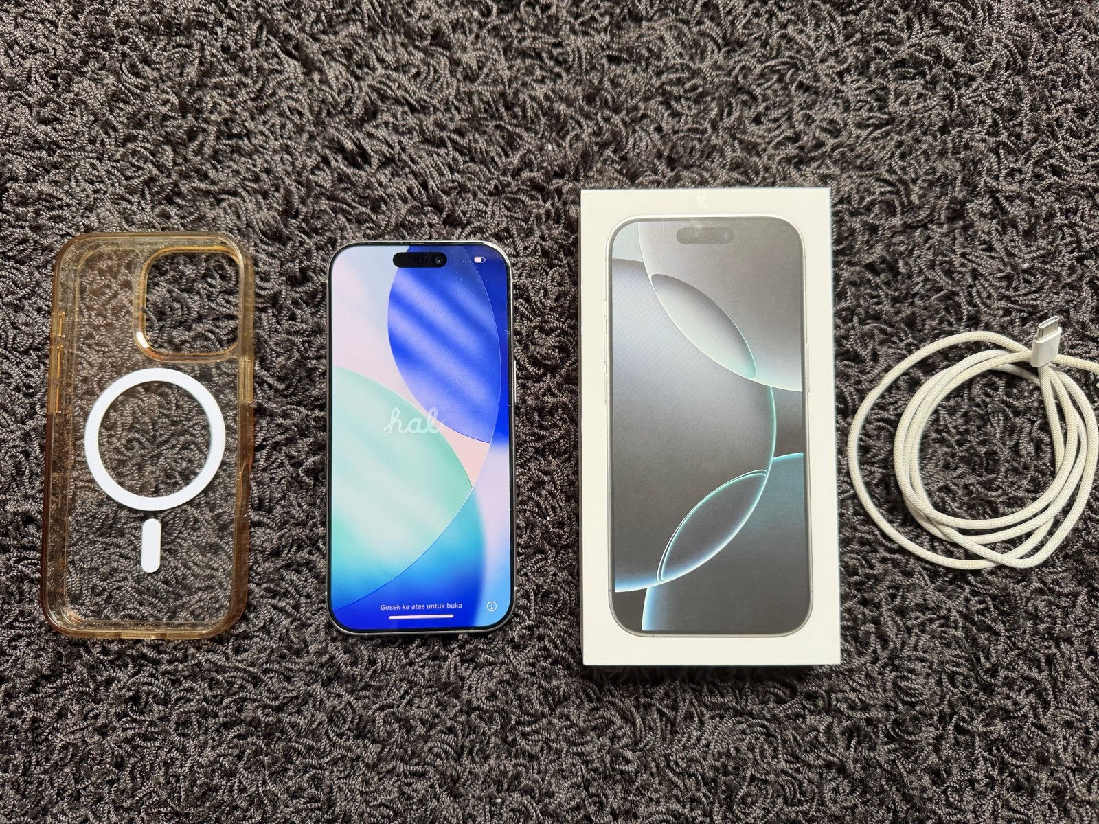 Apple iPhone 16 Pro 128GB White Titanium, 256 GB, Wit, IPhone 15 Pro Max, Ophalen of Verzenden