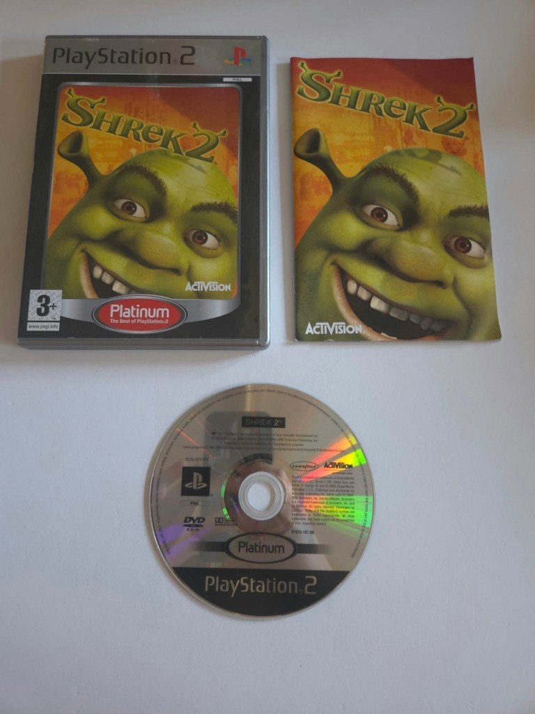 Playstation 2 (PS2) - Shrek 2 - 11398, Avontuur en Actie, 2 spelers, Ophalen of Verzenden, Zo goed als nieuw