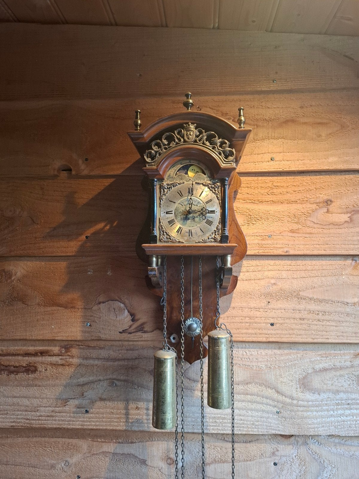 Drie Antieke Klokken: Friese Staartklok, Sallande, Antiek en Kunst, Antiek | Klokken, Ophalen of Verzenden