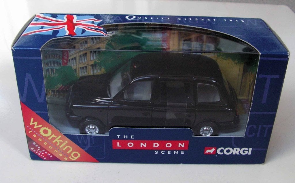 CORGI 66001 LTI London Taxi zwart NIEUW in doos, Ophalen of Verzenden, Nieuw, Auto