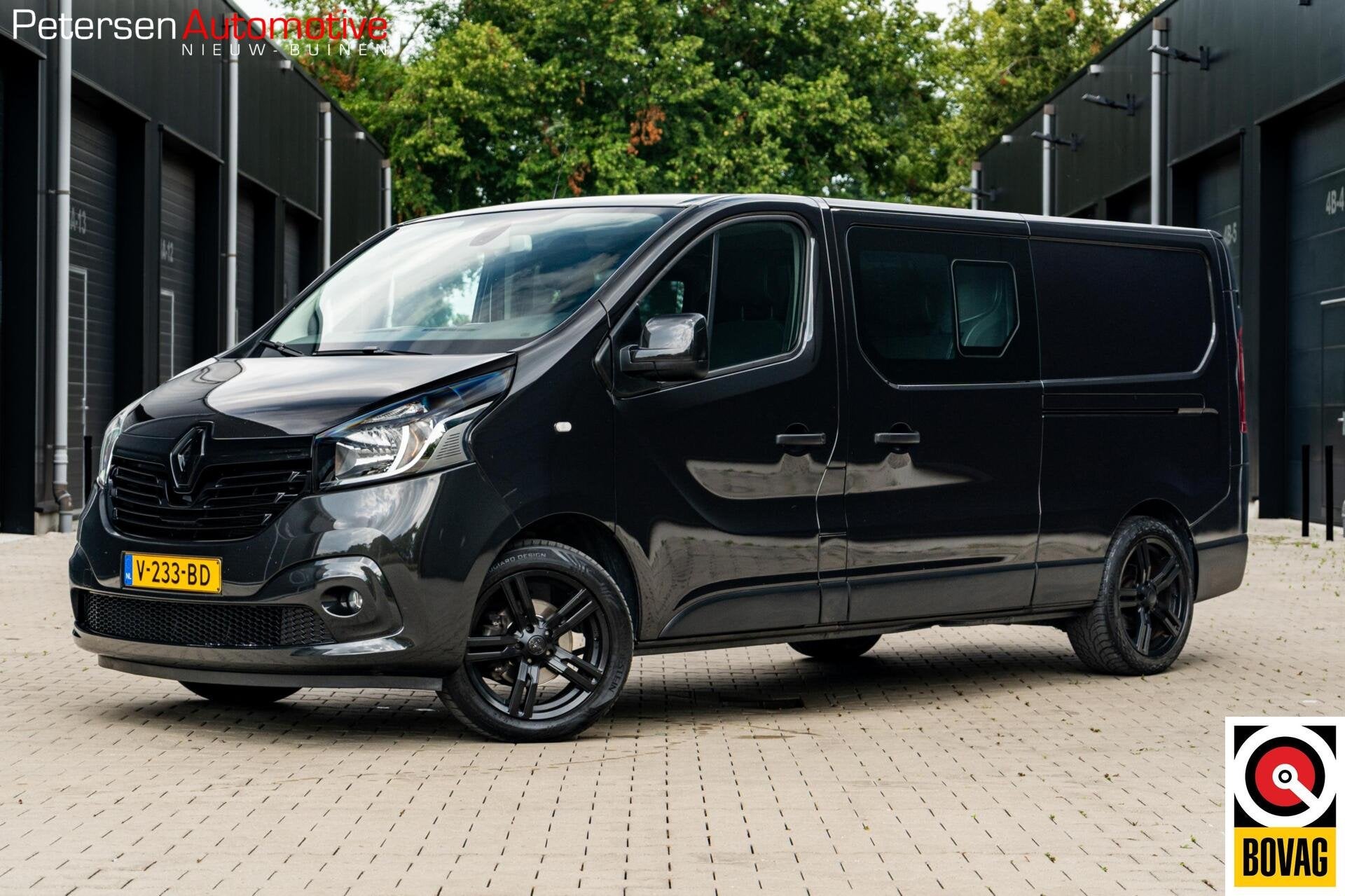 Renault Trafic 1.6 dCi L2H1 DC *Euro6* 2x Schuif* Vol*, 145 pk, Stof, Gebruikt, 2000 kg