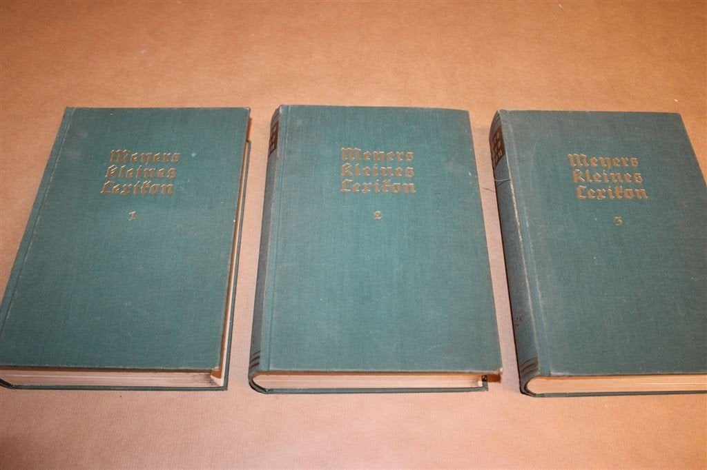 Meyers Kleines Lexikon 3 Delen — Duitse Encyclopedie 1933, Ophalen of Verzenden, Gelezen, Dieren