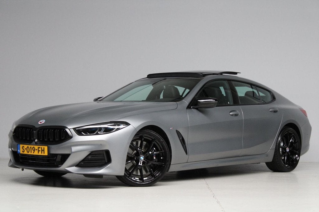BMW 8-serie Gran Coupé 840i M-sport | Facelift | frozen gre, Automaat, Automatische klimaatregeling, Achterwielaandrijving, Gebruikt