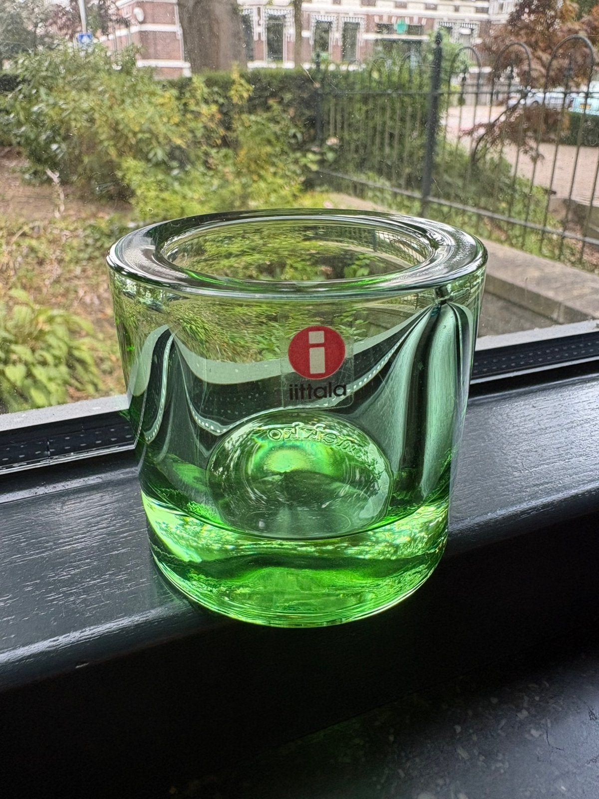 Iittala kivi marimekko waxinelichtje apple green, Ophalen of Verzenden, Iittala