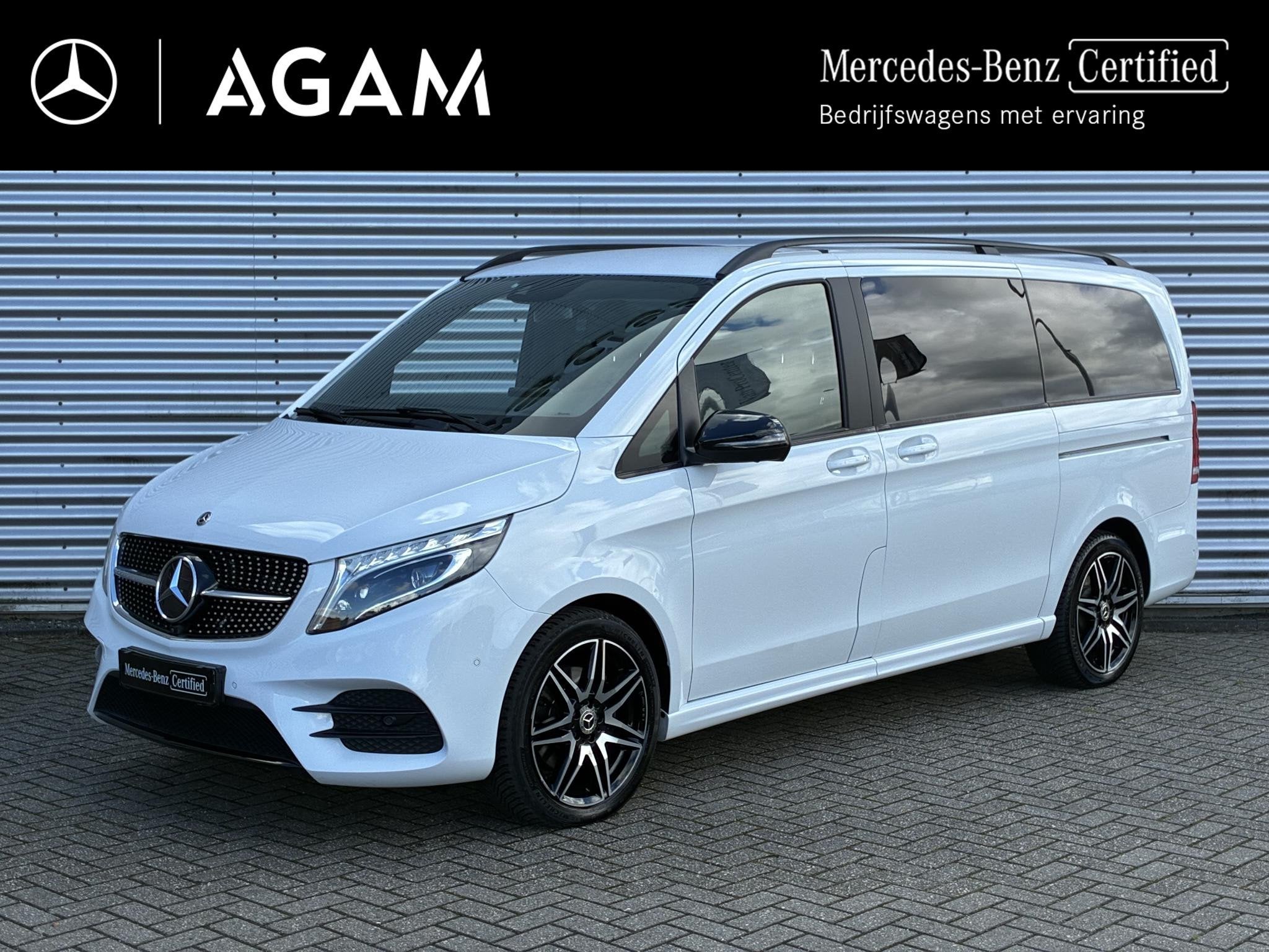 Mercedes-Benz V-klasse V 300d Exclusive | AMG | 7-Persoons |, Auto's, Automaat, Gebruikt, Wit, Origineel Nederlands