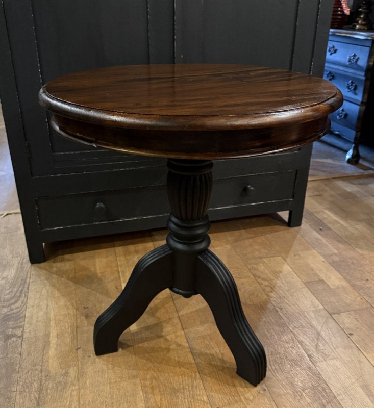 Vintage tafeltje, oude wijntafel, bijzettafel, tafel VdlM, Antiek en Kunst, Antiek | Meubels | Tafels, Ophalen