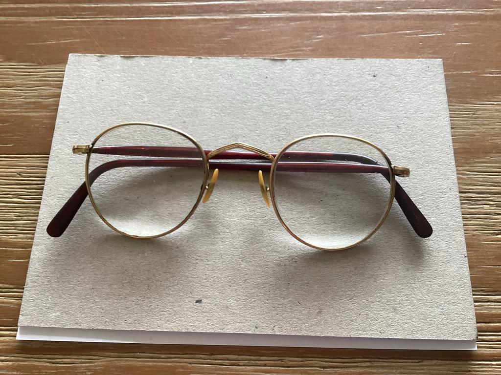 Retro Brilletje - Vintage Stijl Brilmontuur, Overige merken, Bruin, Ophalen of Verzenden, Zo goed als nieuw