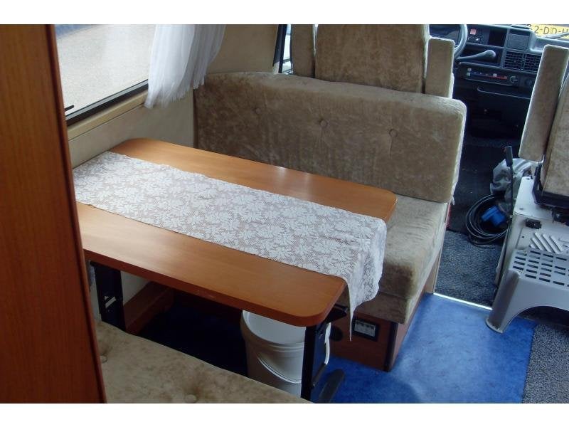 Camper interieur Tafel klaptafel dinnette zitgroep kussens, Caravans en Kamperen, Verzenden, Gebruikt