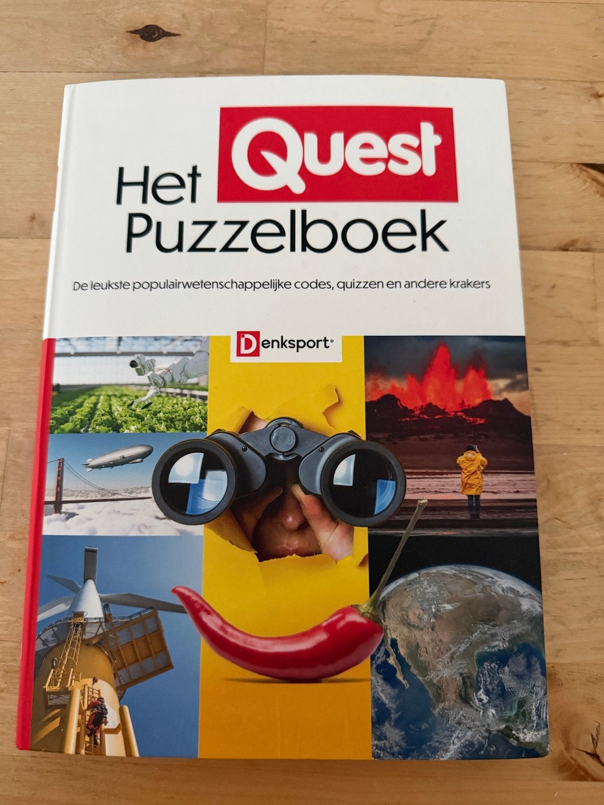 Quest Puzzelboek Denksport - 160 pagina's, Ophalen, Minder dan 500 stukjes, Gebruikt, Puzzelboek