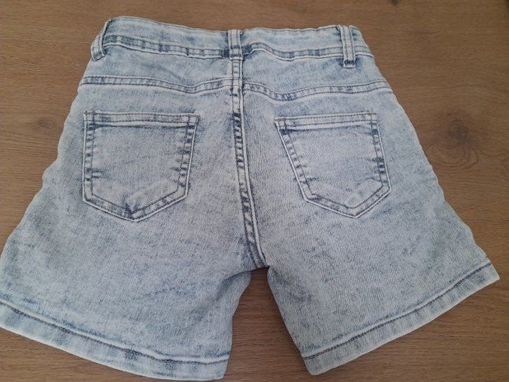 bijna gratis zgan Korte spijkerbroek meisjes 146 blauw, Ophalen of Verzenden, Zo goed als nieuw, Meisje, Broek